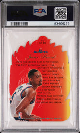 1996-97 Flair Showcase Hot Shots Juwan Howard #10 Die-Cut Insert PSA 9 Bullets